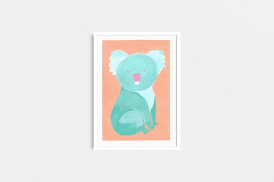 Koala Art Print in A4 or A3 (Unframed)