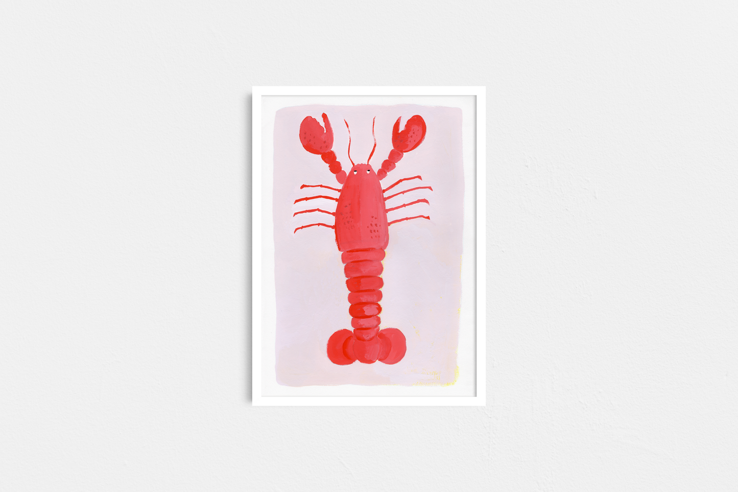 Lobster Art Print in A4 or A3 (Unframed)