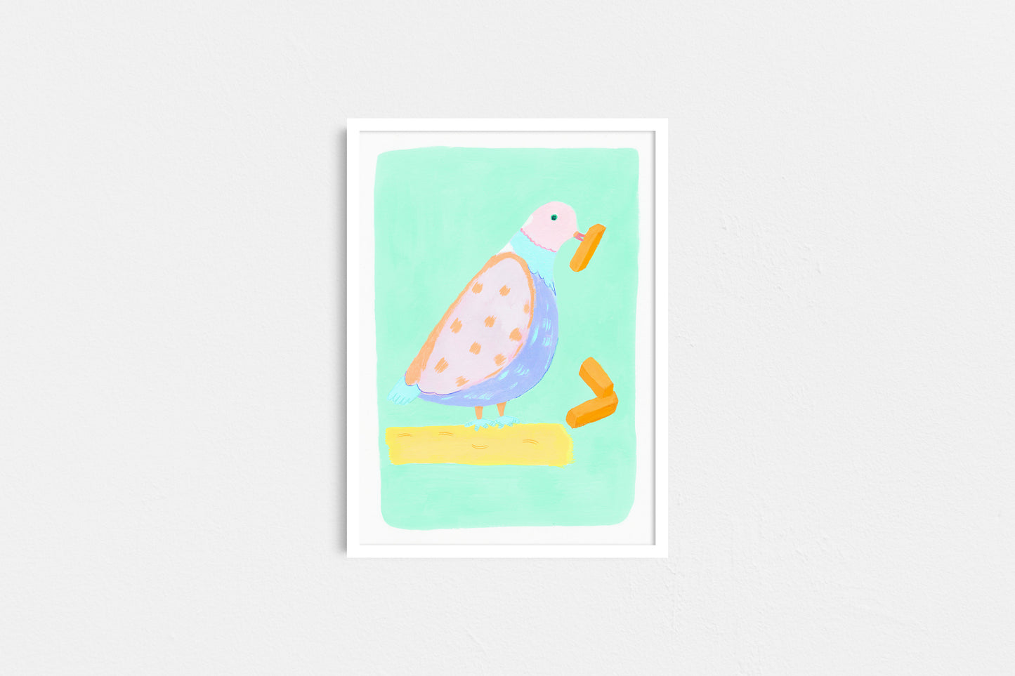 Pigeon Art Print in A4 or A3 (Unframed)