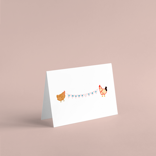 Thank You Hen Greeting Card