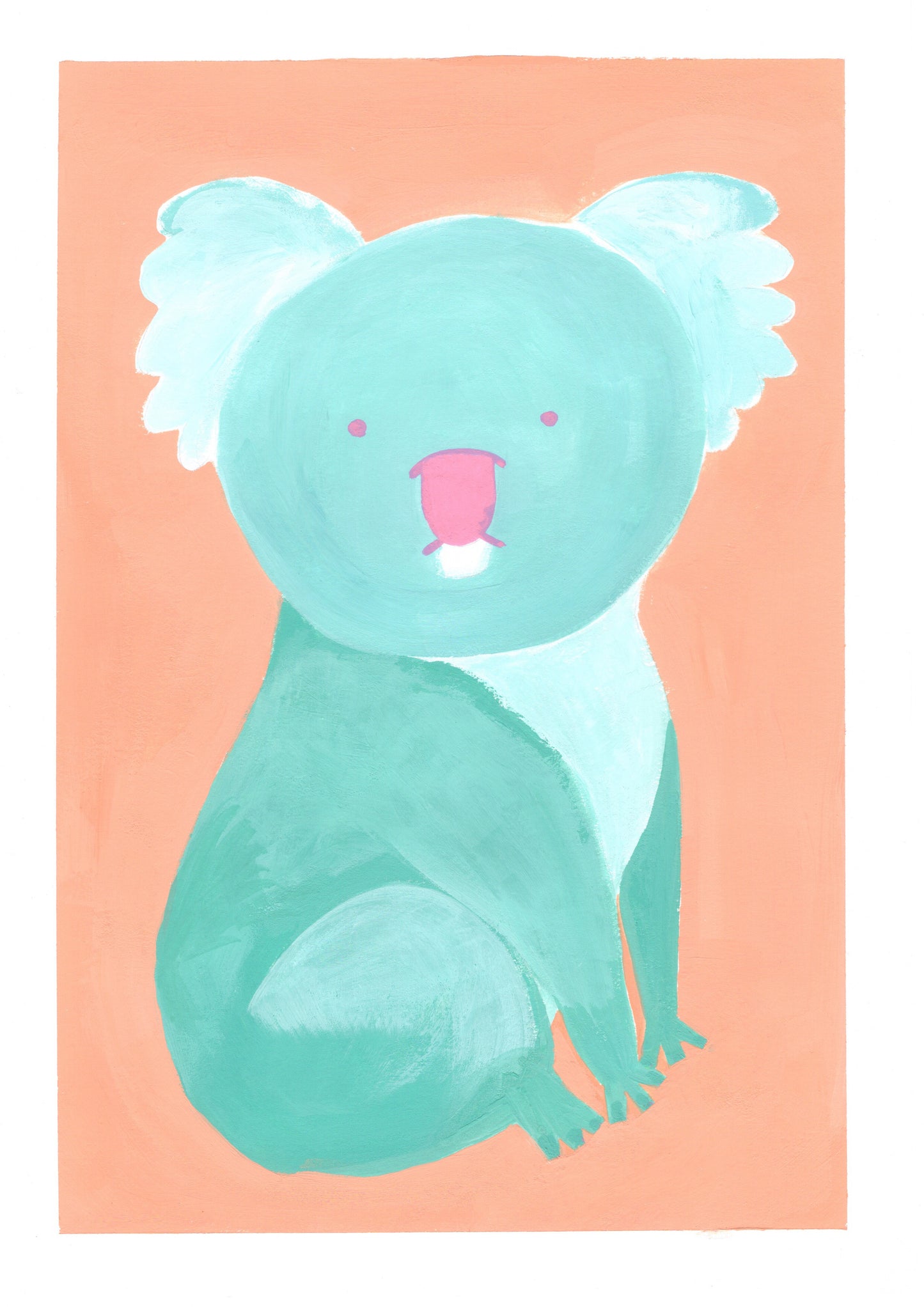 Koala Art Print in A4 or A3 (Unframed)
